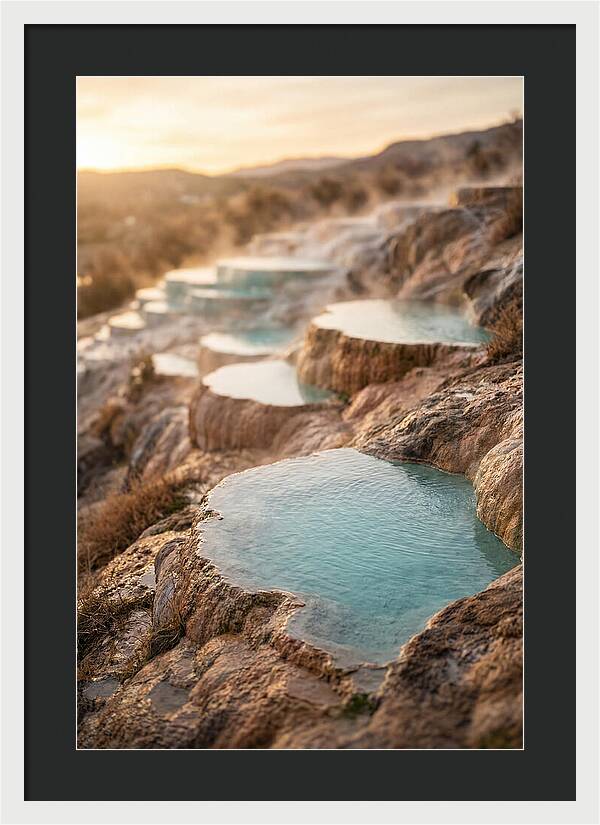 Terraced Turquoise Hot Springs