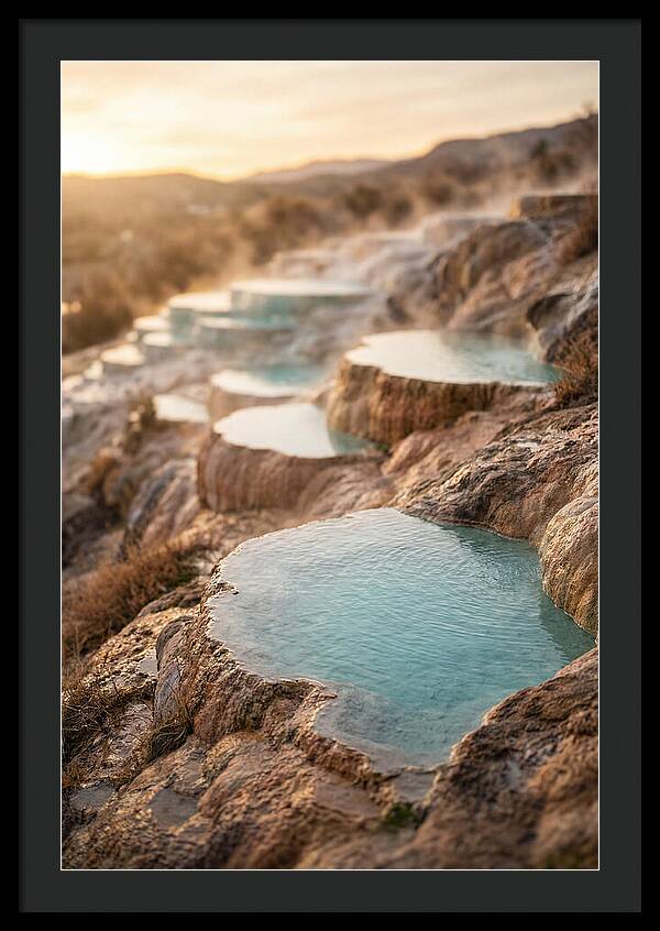 Terraced Turquoise Hot Springs
