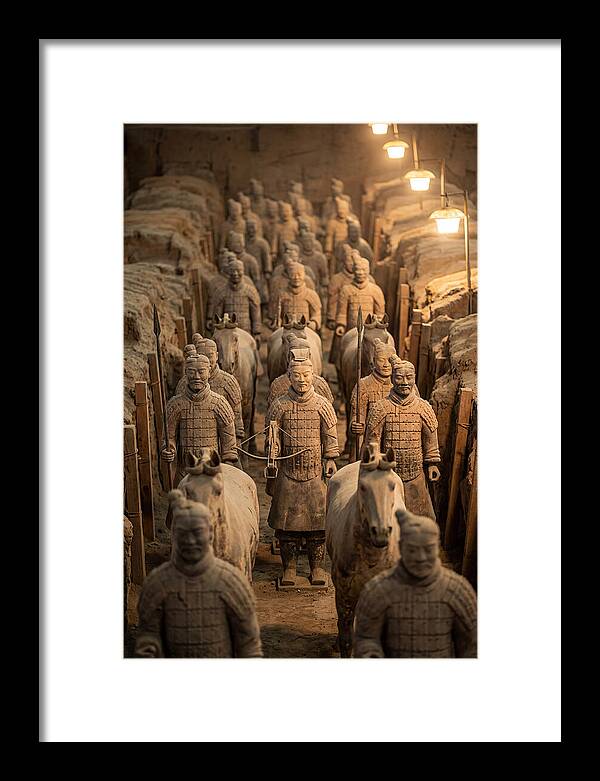 Terracotta Warriors In Excavation Pit