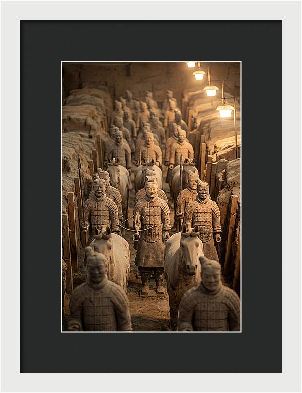 Terracotta Warriors In Excavation Pit