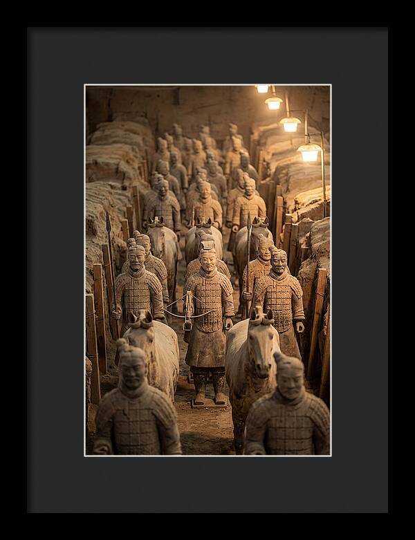Terracotta Warriors In Excavation Pit
