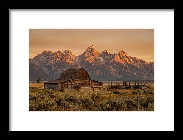 Teton Range At Golden Hour