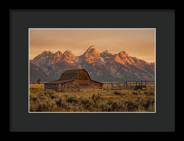 Teton Range At Golden Hour