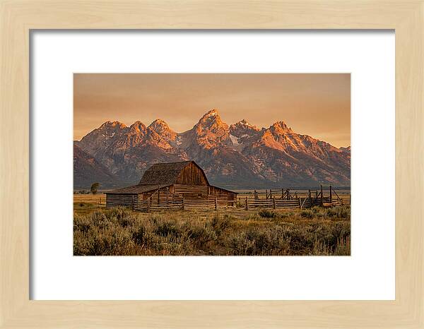 Teton Range At Golden Hour
