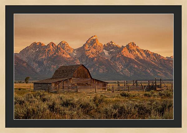 Teton Range At Golden Hour