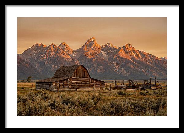 Teton Range At Golden Hour