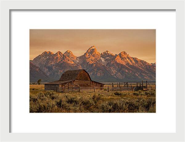Teton Range At Golden Hour