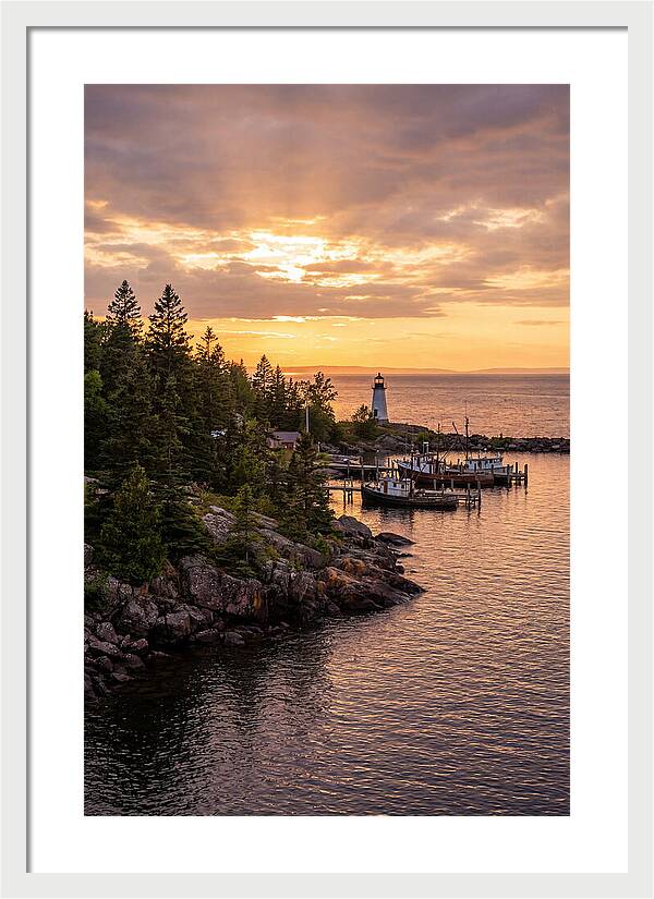 Tettegouche Harbor Sunset
