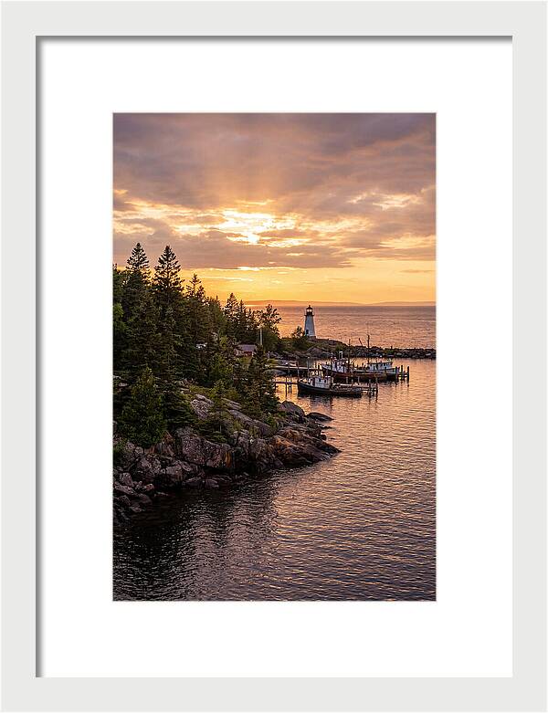 Tettegouche Harbor Sunset