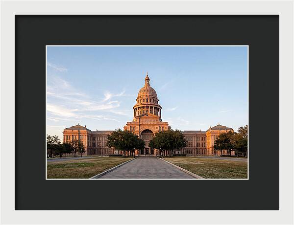 Texas State Capitol At Dusk