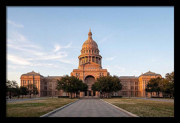 Texas State Capitol At Dusk