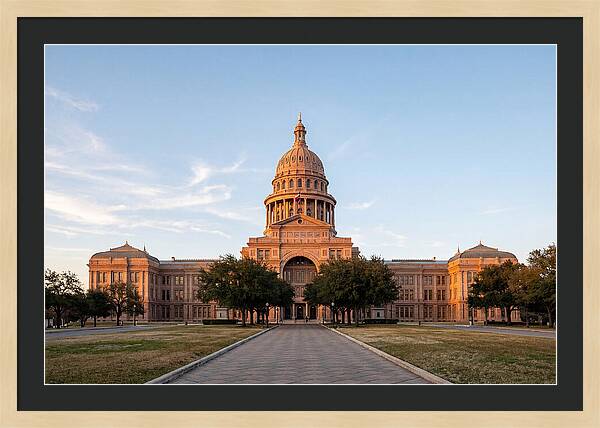 Texas State Capitol At Dusk