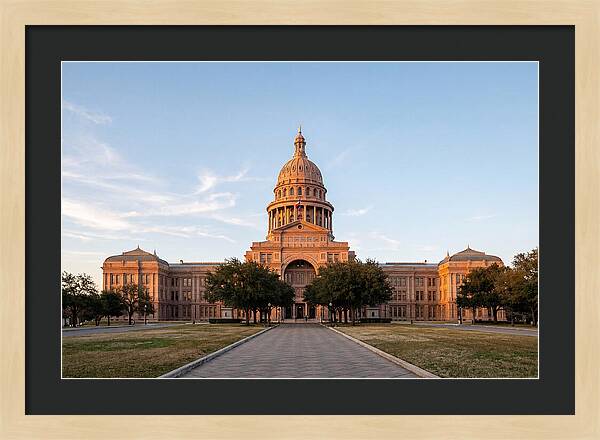 Texas State Capitol At Dusk