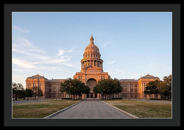 Texas State Capitol At Dusk