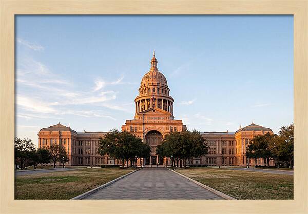 Texas State Capitol At Dusk