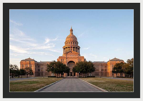 Texas State Capitol At Dusk