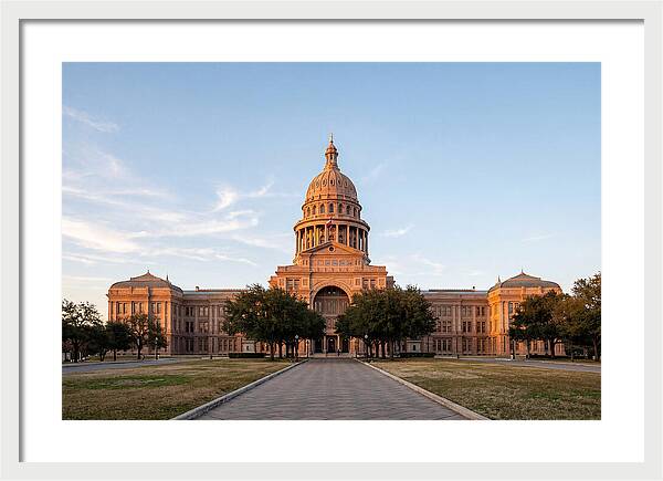 Texas State Capitol At Dusk