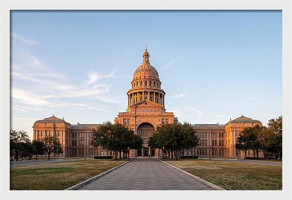 Texas State Capitol At Dusk