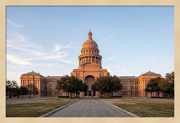 Texas State Capitol At Dusk