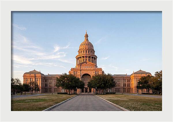 Texas State Capitol At Dusk