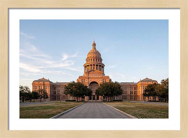 Texas State Capitol At Dusk