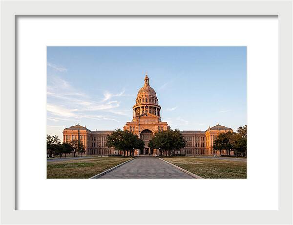 Texas State Capitol At Dusk