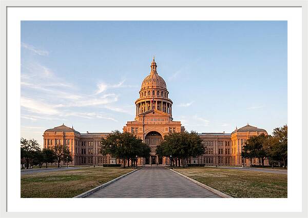 Texas State Capitol At Dusk