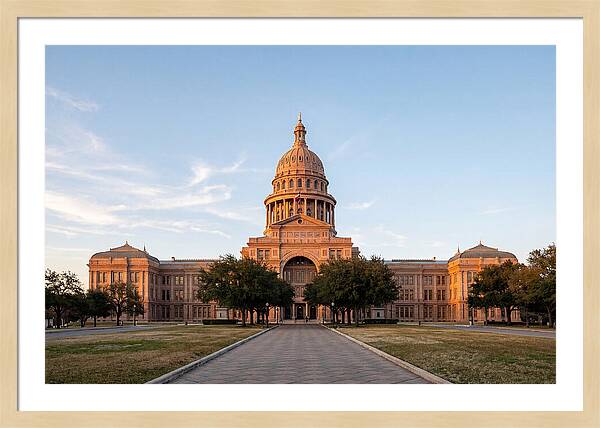 Texas State Capitol At Dusk