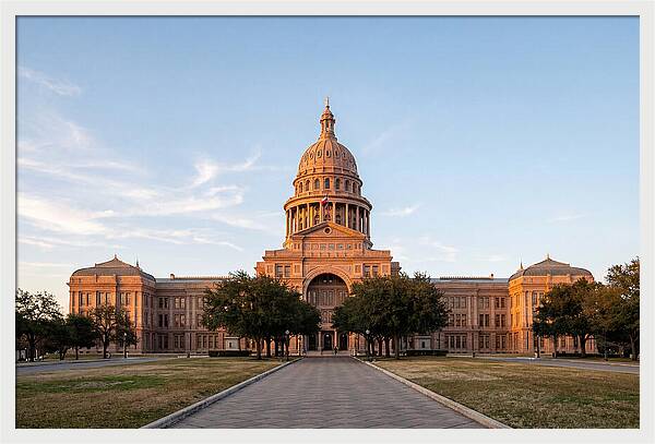 Texas State Capitol At Dusk