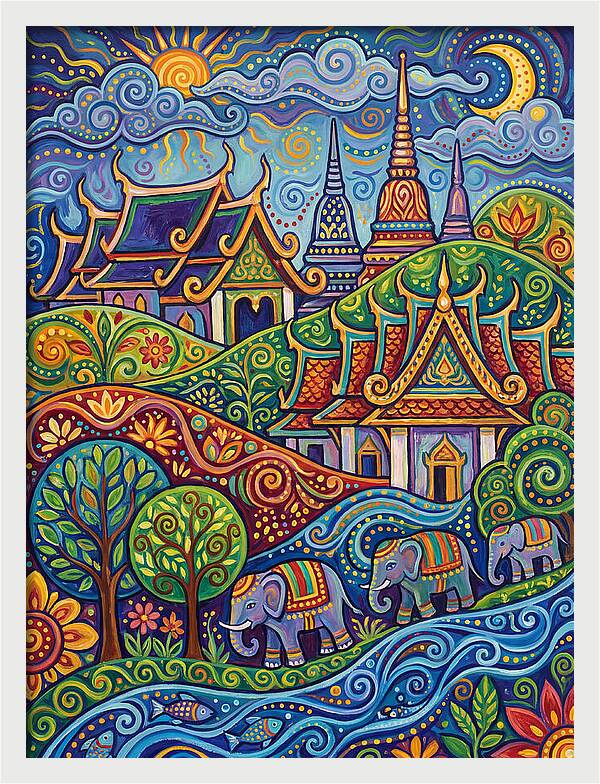 Thai Temple Serenity