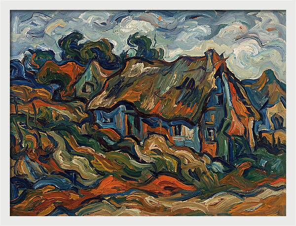 Thatched Cottage Landscape
