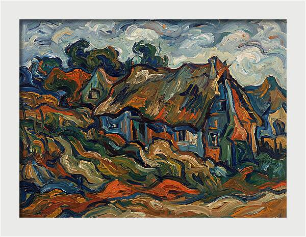 Thatched Cottage Landscape