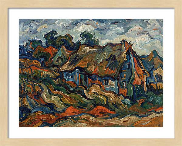 Thatched Cottage Landscape