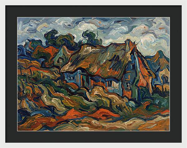 Thatched Cottage Landscape