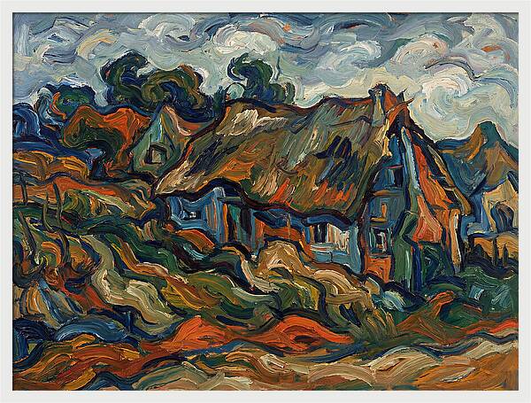 Thatched Cottage Landscape