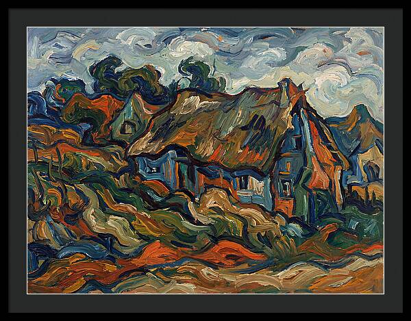 Thatched Cottage Landscape
