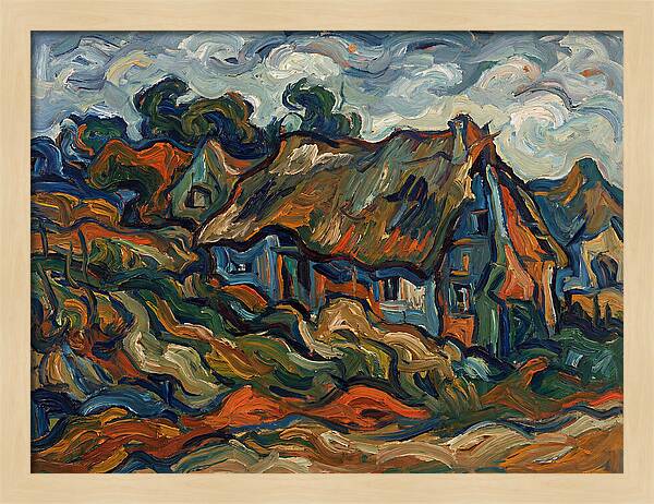 Thatched Cottage Landscape