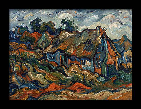 Thatched Cottage Landscape