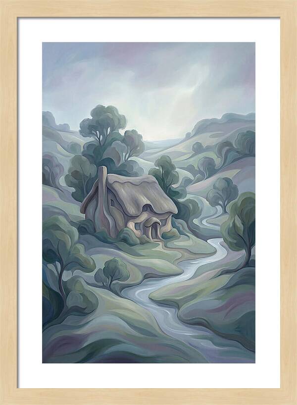Thatched Roof Cottage Serenity
