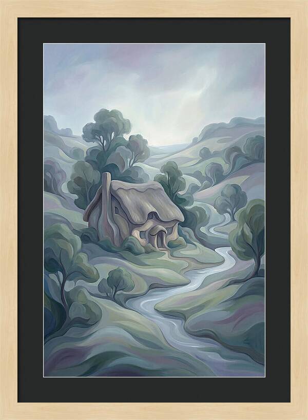 Thatched Roof Cottage Serenity