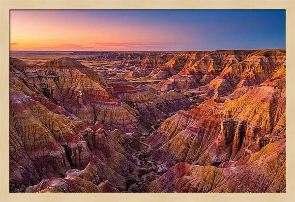 Theodore Roosevelt National Park Sunset