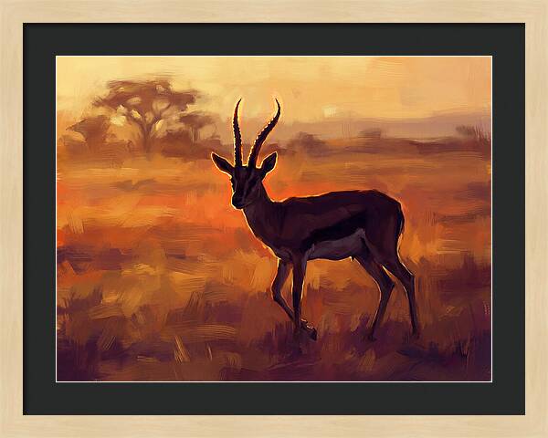 Thomson Gazelle At Dusk