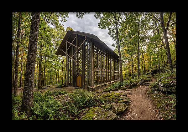 Thorncrown Chapel Amidst Nature
