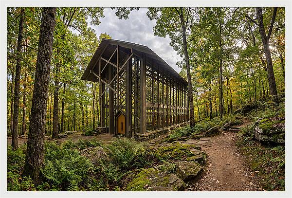 Thorncrown Chapel Amidst Nature
