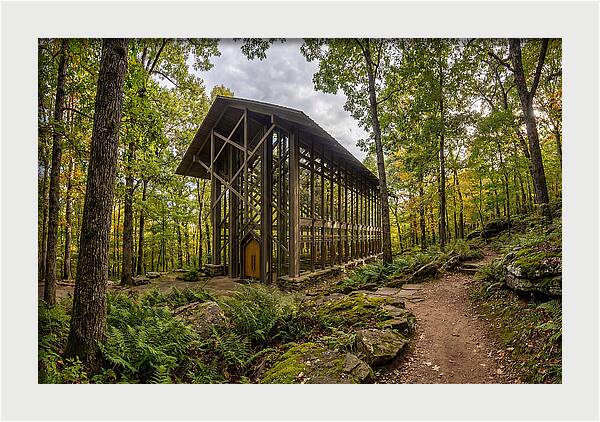 Thorncrown Chapel Amidst Nature