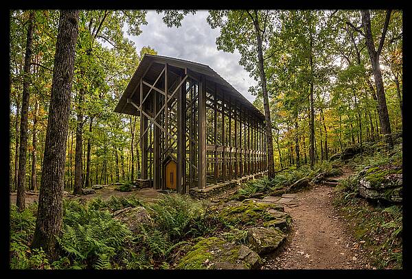 Thorncrown Chapel Amidst Nature