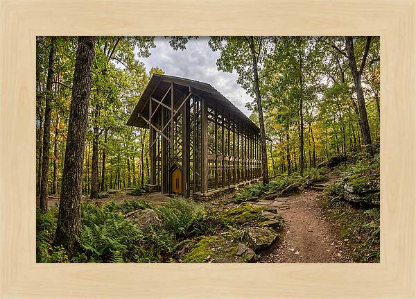 Thorncrown Chapel Amidst Nature