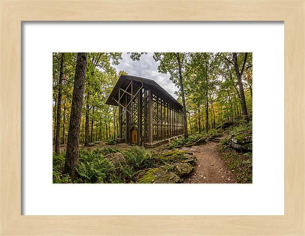 Thorncrown Chapel Amidst Nature