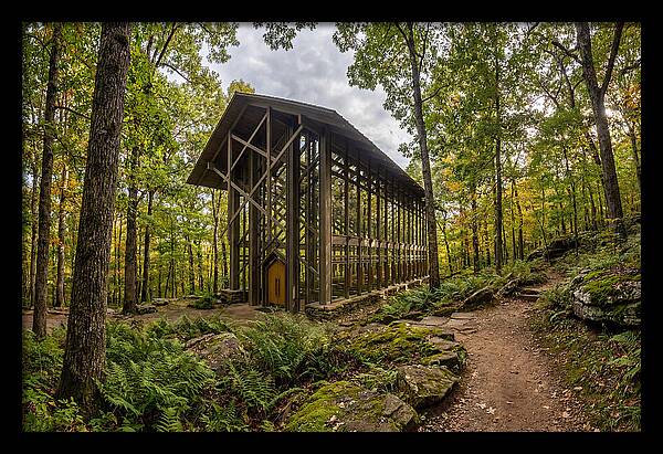Thorncrown Chapel Amidst Nature