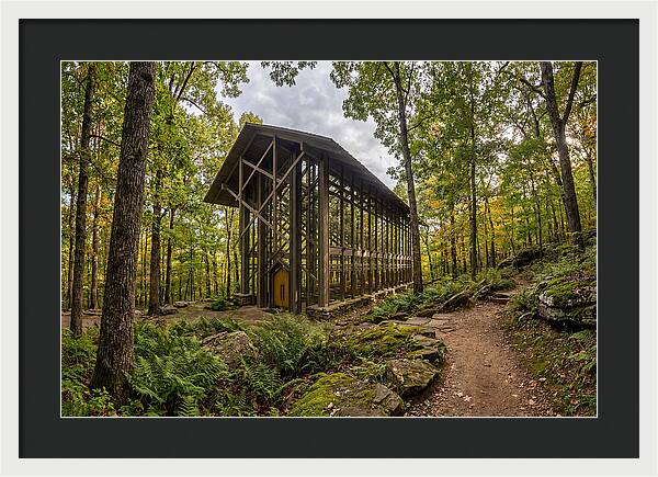 Thorncrown Chapel Amidst Nature